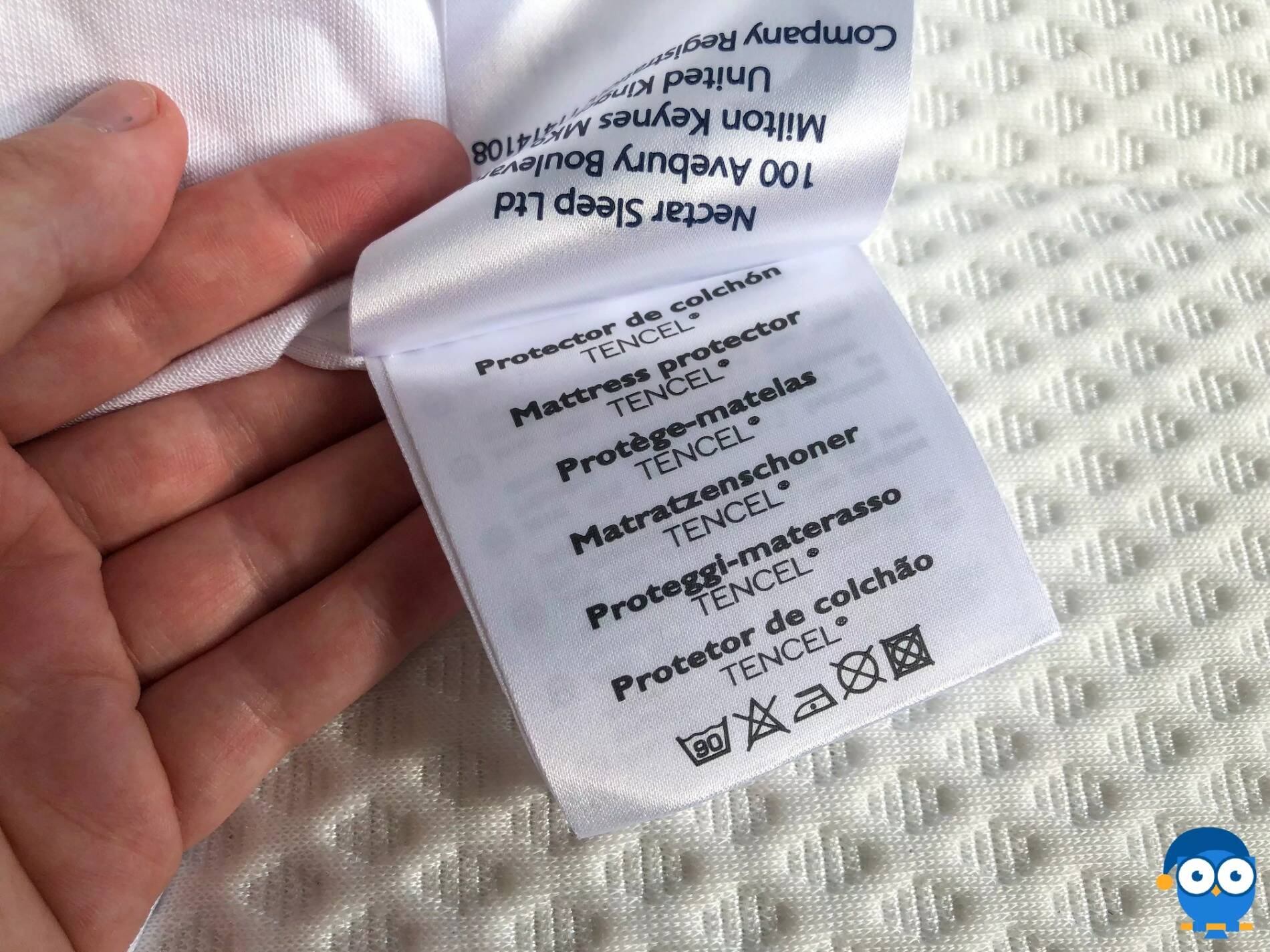 DreamCloud mattress protector washing instructions